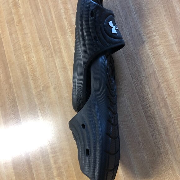 Under Armour Black Sandals Slides - Picture 5 of 6